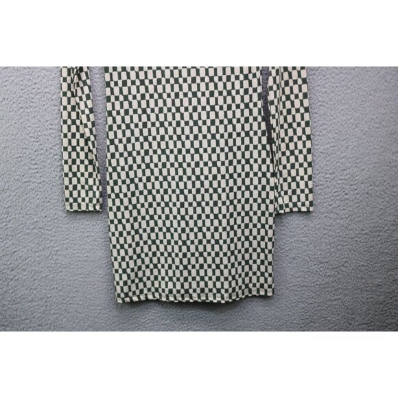 Abercrombie & Fitch Long Sleeve Button Up Bodycon Dress-Size Small-Lined - Picture 11 of 11